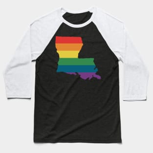 Louisiana State Rainbow Baseball T-Shirt